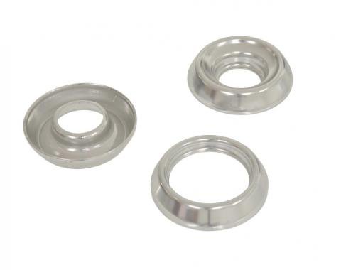 61-62 Dash Bezels Set - Aluminum