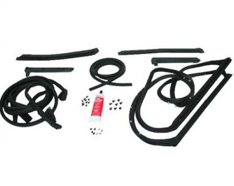 77 Body Weatherstrip Kit - Deluxe - 18 Pin 1977 Late