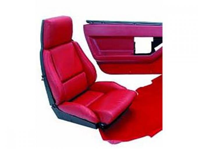 88 Interior Package Leather Mounted Seat Covers Coupe Standard Interior