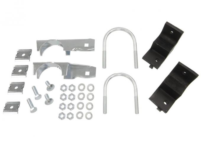 56-62 Center Exhaust Hanger Kit at X Frame