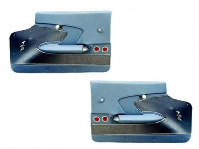 58 Door Panel Complete Deluxe With Power Window