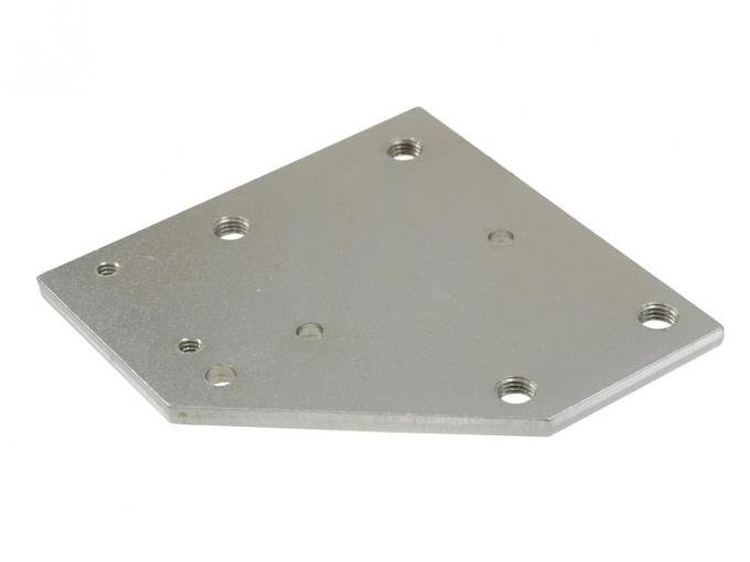 53-57 Female Hood Lock / Latch Mount Nut Plate - On Body