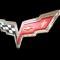 C6 Emblem Chrome Domz Sign