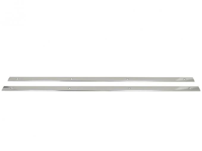 78-82 Door Sill Plate - Clear Anodized With Screws