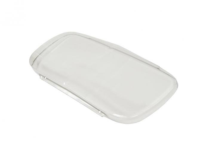 97-04 Front License Plate Cover - Contoured Clear Acrylic