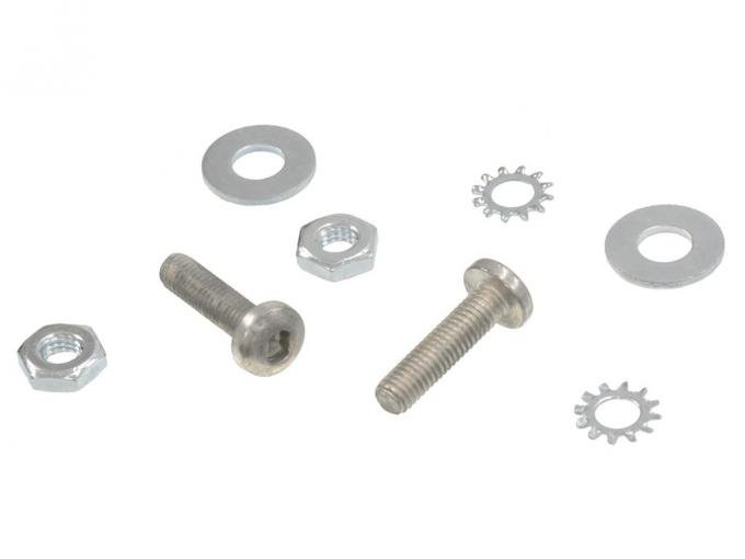 53-57 Hood Release Cable Bracket To Dash Mount - 8 Pieces