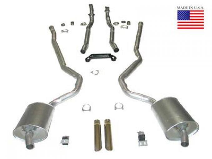 1968-1969 Deluxe Exhaust OEM Welded 327/350 4-Speed Hi Performance 2 to 2 1/2"
