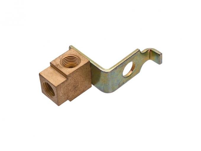 65 Brake Line Block - 3/16" Line Left Front with Power Brakes