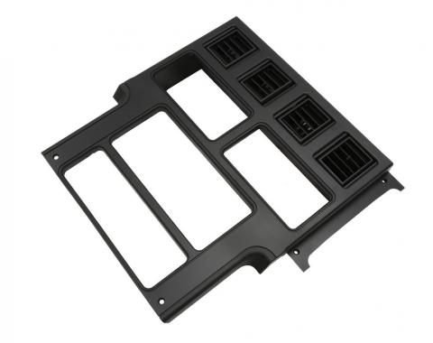 84-89 Console Plate - Center Dash Gauge / Radio Bezel With Air Deflectors