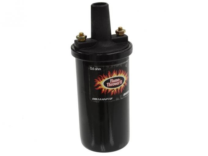 58-74 High Energy Coil - Pertronix Black Flame Thrower II (45,000 Volt 0.6 Ohm)