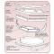 80-82 Front Spoiler Air Deflector Extension Retainer - Pair