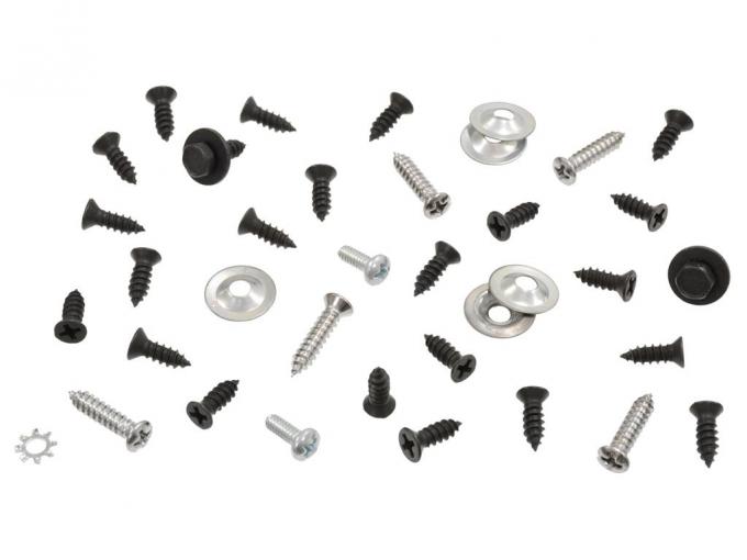 79L-82 2 Door Rear Storage Compartment Hardware Screws
