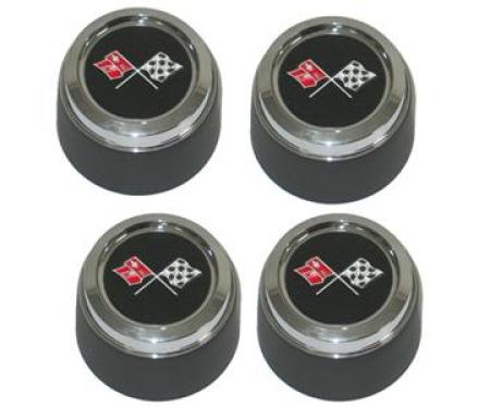 76-79 Center Cap - Aluminum Wheels - With Emblem - Set Of 4
