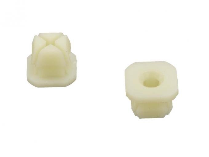 1984-1996 Square Nylon Nut - #8 Screw Size - Set Of 2