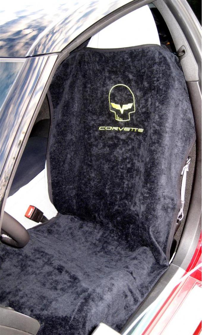 Black Seat Armour / Saver With Jake Logo