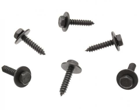 Redline Restomotive® 1984-1996 Chevrolet Corvette Center Compartment / Glove Box Housing Screws