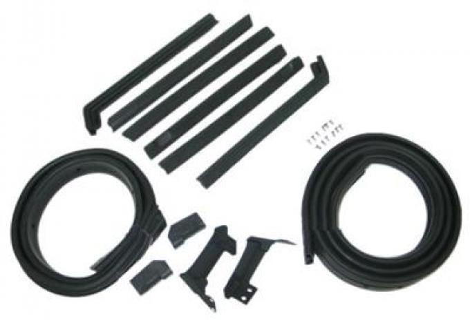 1959-1960 Soft Top / Convertible Top Weatherstrip Kit - No Retainer