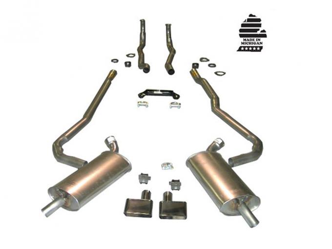 1970-1972 Exhaust System Deluxe 350 Automatic 2"