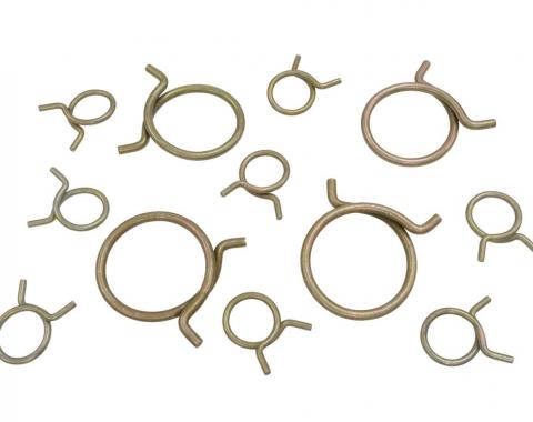 55-58 Hose Clamp Set - Radiator And Heater - 12 Pieces