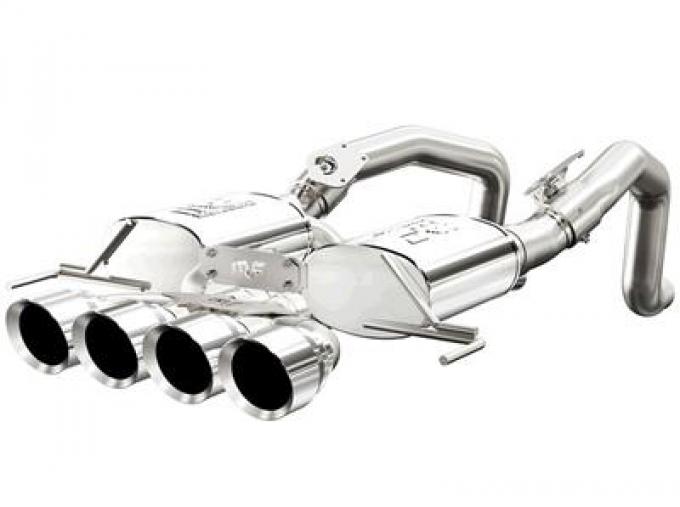 2014-2019 Magnaflow Exhaust Axle-Back Mufflers - Polished Quad Tips
