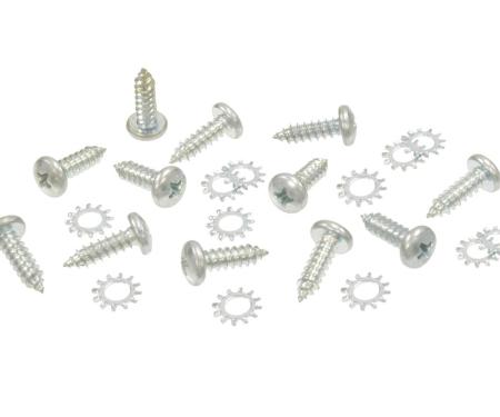 63-67 Rocker Moulding Retainer Screws