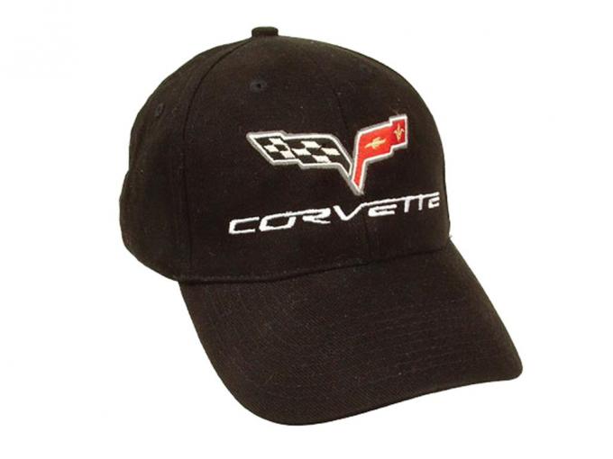 Hat- C6 Black Twill