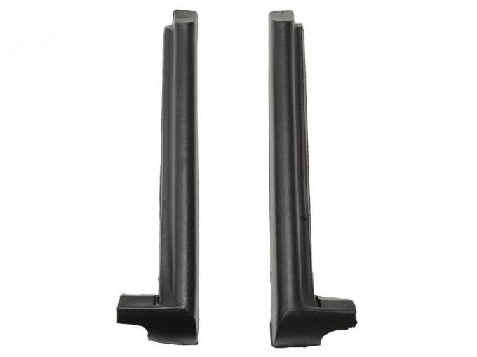 78-82 Rear Door Glass Weatherstrips On Body Correct OEM Latex Type Material