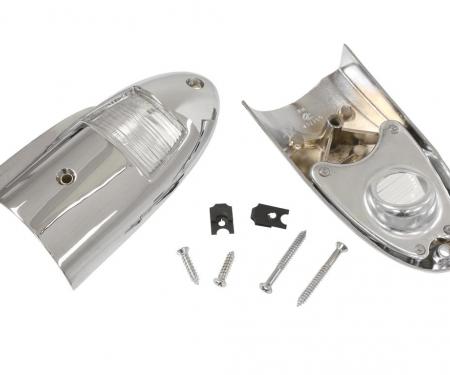 58-60 License Light / Lamp Assembly - With Fasteners Assembled