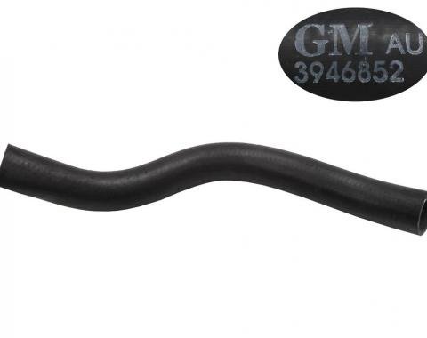 69-76 Radiator Hose - 350 Upper / Inlet With Copper Radiator With GM Logo And #