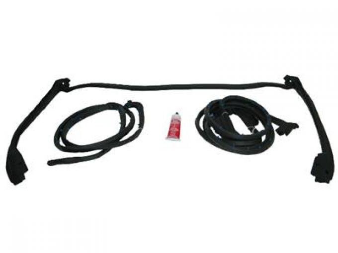 1986-1989 Convertible Body Weatherstrip Kit Correct OEM Latex Type Material