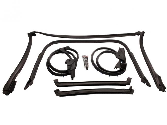 1990-1996 Coupe Without Rear Window Body Weatherstrip Set Correct Latex Material