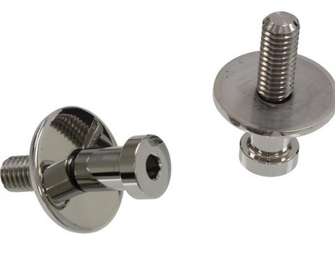 68-82 Door Latch Striker Pin - Polished Stainless Steel