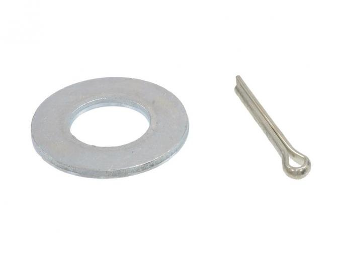 55-62 Clutch Pedal Retainer Washer And Pin ( 3-speed And 4-speed ) 2 Pieces