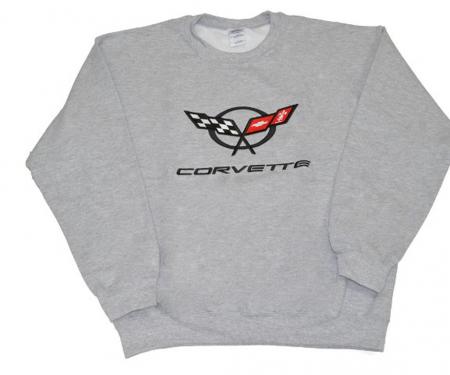 Sweatshirt With C5 Logo Gray