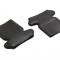 70-75 Seat Belts Shoulder Harness Covers / Web Stops | Red 70-72
