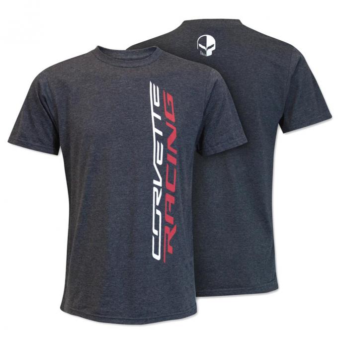 T-Shirt - Corvette Racing Jake Vertical - Dark Heather Gray