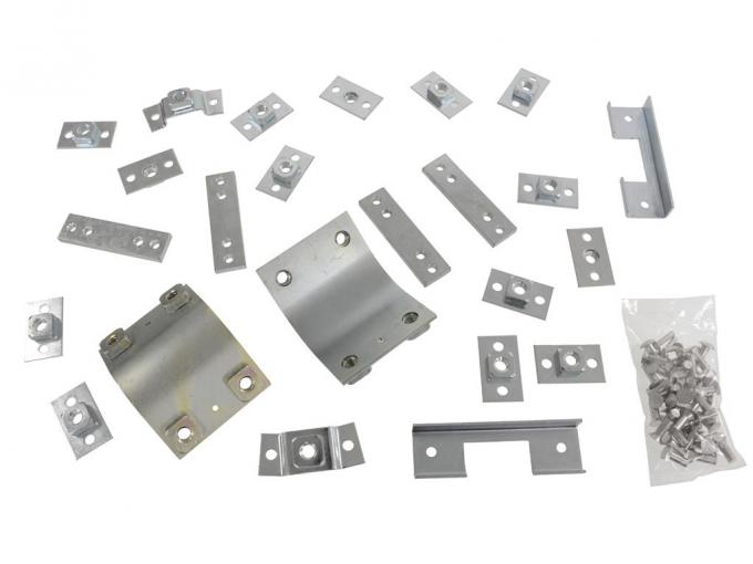 56-60 Underbody Retainer Plate Kit - 22 Pieces