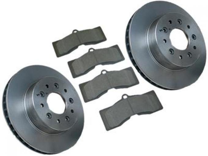 65-82 Rear Brake Rotors with Pads Kit
