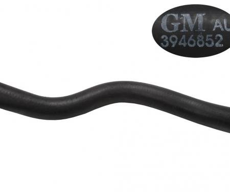 69-76 Radiator Hose - 350 Upper / Inlet With Copper Radiator With GM Logo And #