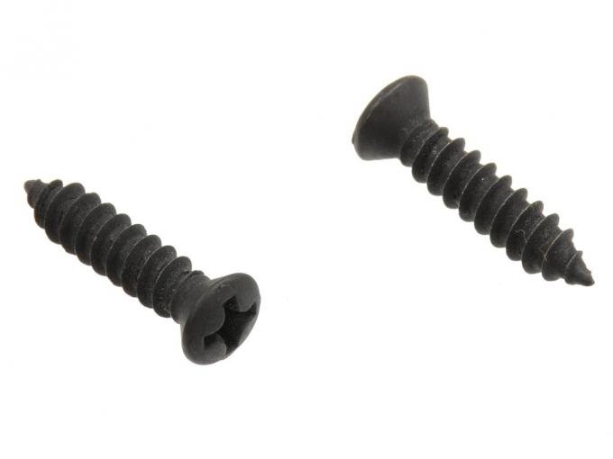 86-89 Convertible Door Lock Pillar Upper Trim Panel Screws