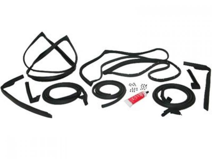 1969 Coupe Body Weatherstrip Kit - Deluxe