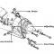 1976L-1982 Air Conditioning Compressor Lower Mounting Bracket / Support