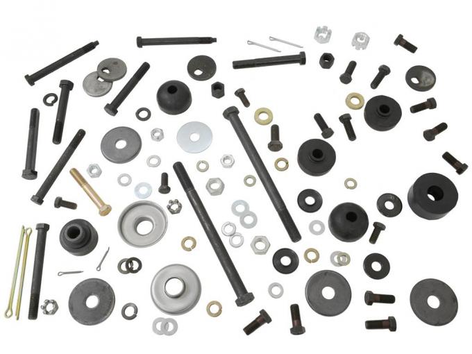 80-82 Rear Suspension Mounting Hardware Kit - Basic