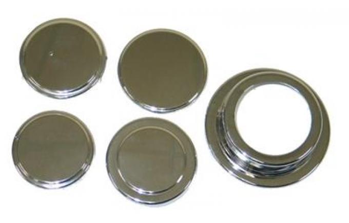 97-01 Chrome Cap Cover Set 5 Pieces