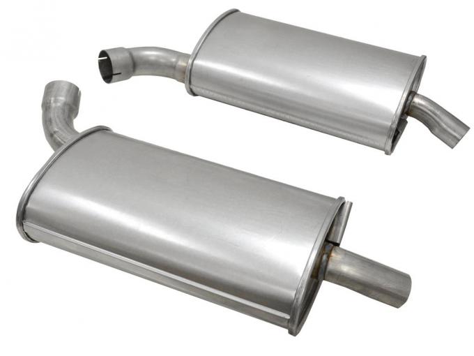 1963-1967 2 1/2" Off Road / N11 Mufflers - Clamp On