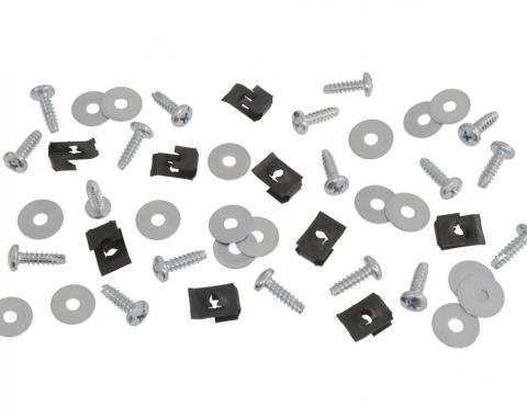 61-62 Gas Tank Cover Screws with J-Nuts