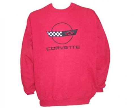 Sweatshirt With 91-96 Emblem Red