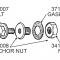 56-75 Hardtop Anchor Jam Nuts - 2 Pieces