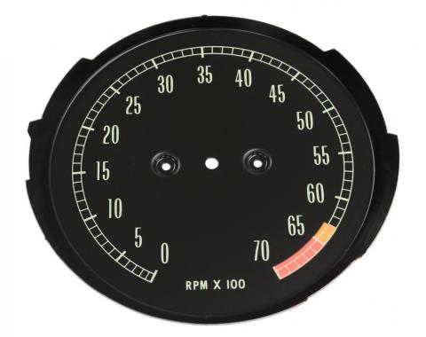 65-67 Tach / Tachometer Face - 6500 365-375hp And 425 And 435hp