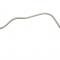 58-61 Fuel Line - Stainless Steel Tank To Pump - 2 Piece Set - 1961 Early